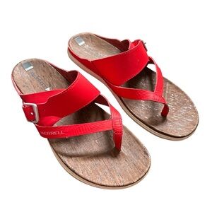 Merrell Women's Firey Red Sandals Size 11